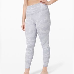 Lululemon White Camo Leggings